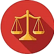 The scale of justice for Certified and Sworn Legal Translations